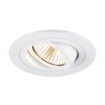 SLV New Tria 75 Spot Aluminium Valkoinen Okrągła 8.3W 705lm 38D - 927 Bardzo Ciepła Biel | Aukko 75mm -  Najlepsze Renderowanie Kolorów - Ściemnianie 