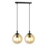 Emibig Lampa Wisząca Cosmo Stal Czarny | Nadaje Się Do 2x E14 - Max 10W