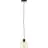 Brilliant Casto Lampa Wisząca Szkło Lampa Wisząca Metal Czarny Beige | 190mm - Nadaje Się Do 1x E27