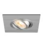 SLV New Tria 75 XL Spot Aluminium Szary Plac | Aukko 75mm - Nadaje Się Do 1x GU10 