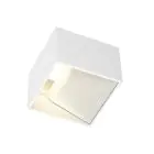 SLV Logs In Światło Ścienne Aluminium Valkoinen 6W 600lm - 830 Ciepła Biel